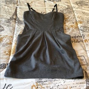 Grey dress with pockets